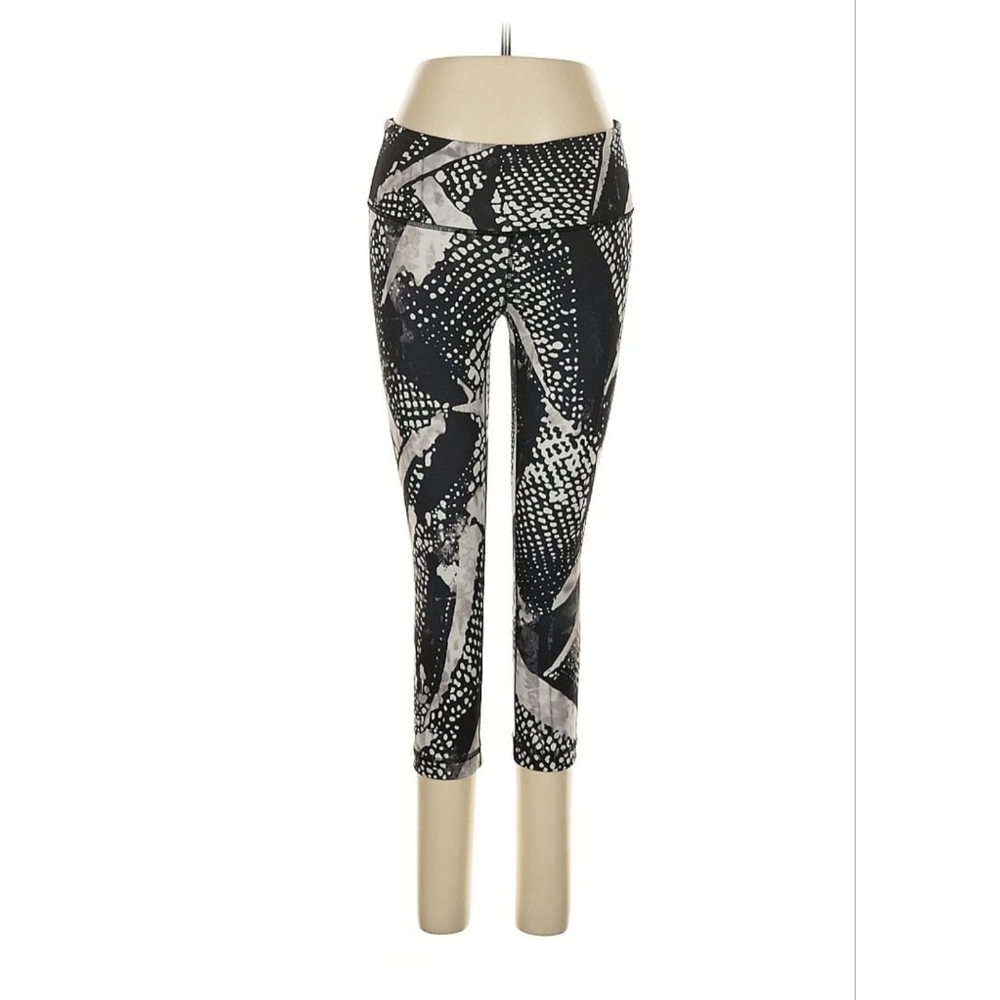 Lululemon Athletica Black and White Women's Active Leggings SZ 8
